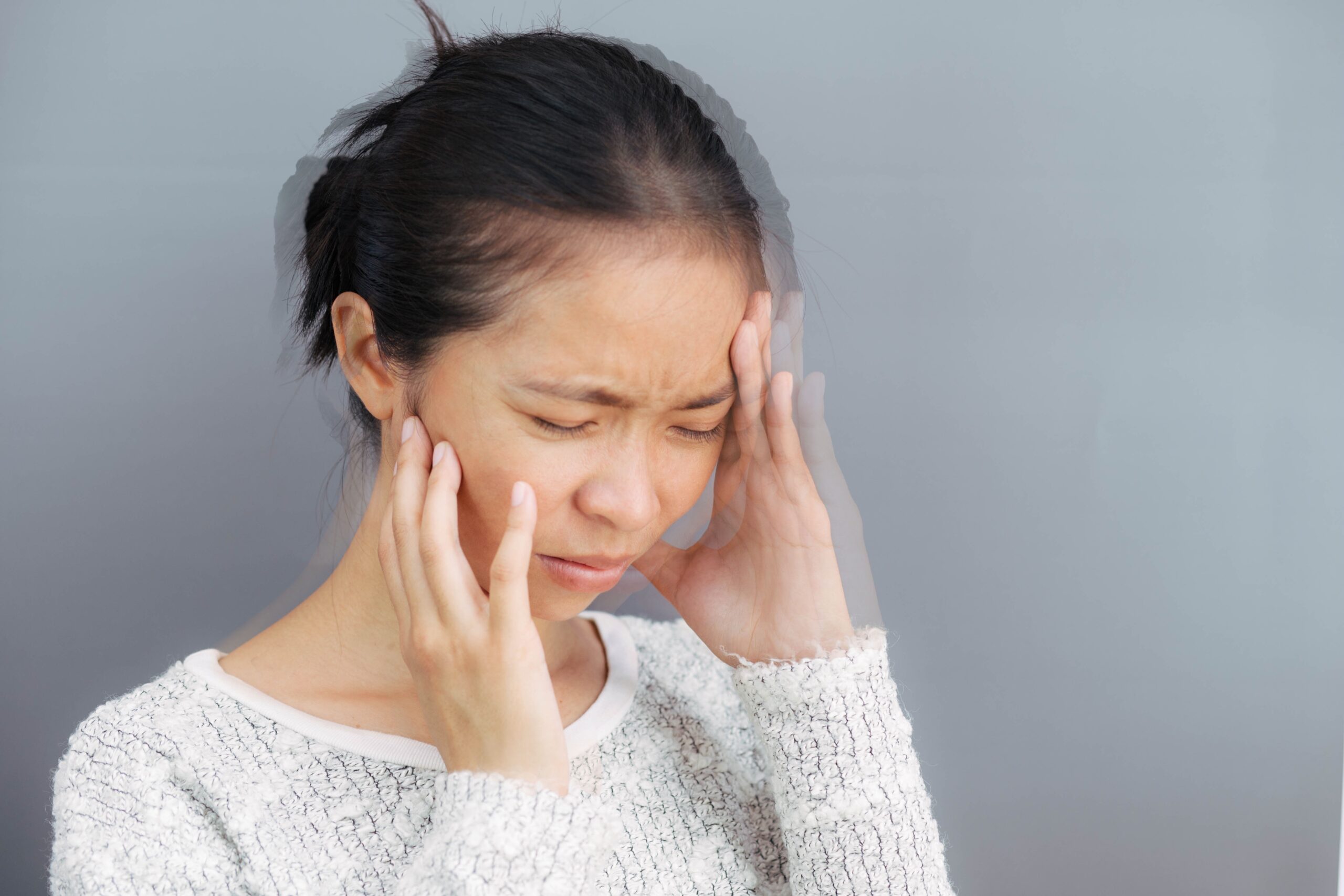 Woman,With,Vertigo,,Dizziness,,A,Young,Woman,Suffering,From,A